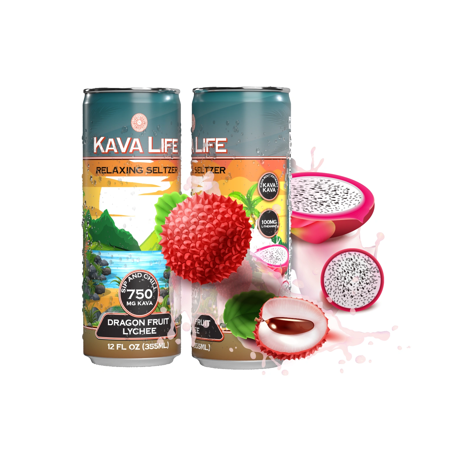 Kava Seltzer - Dragon Fruit Lychee