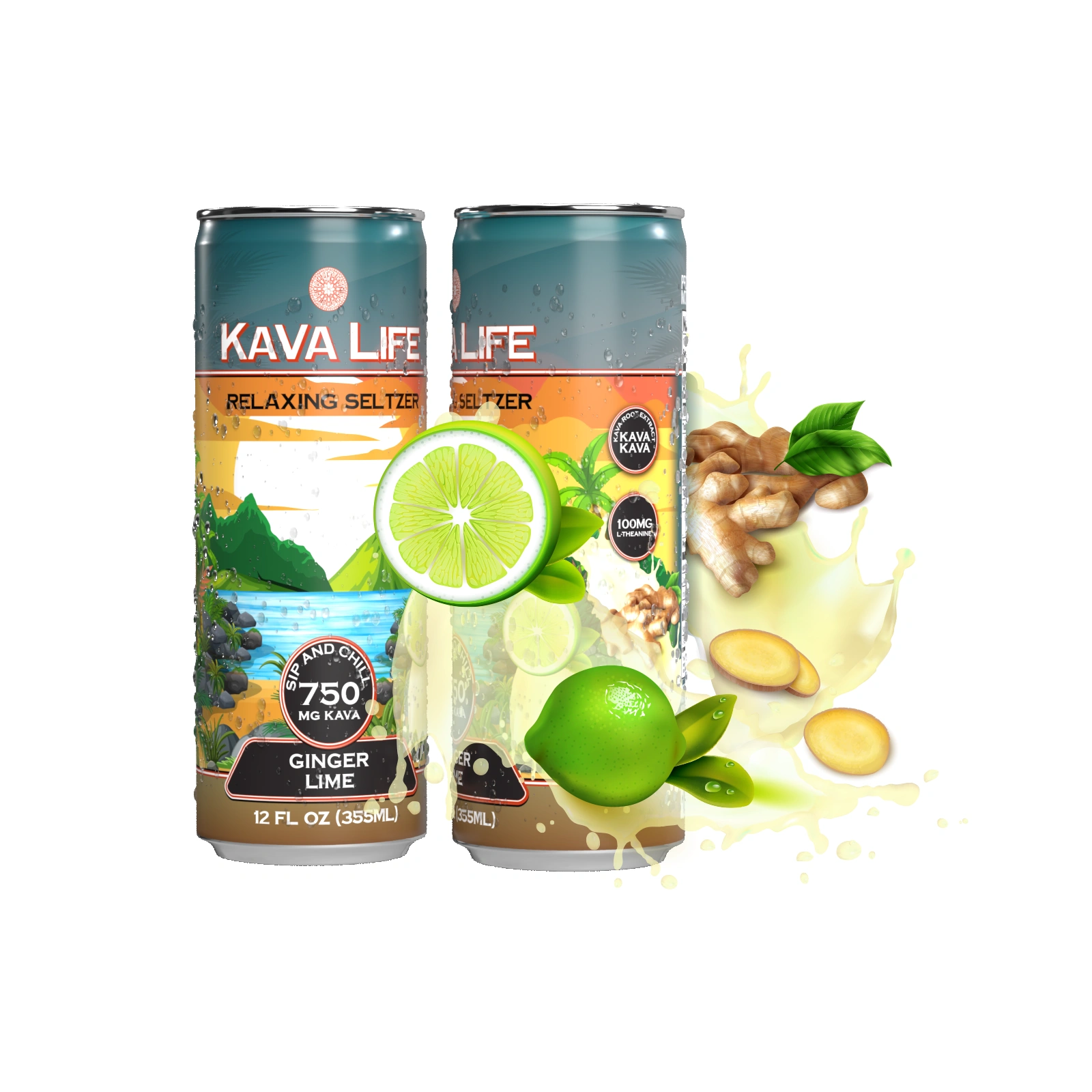 Kava Seltzer - Ginger Lime