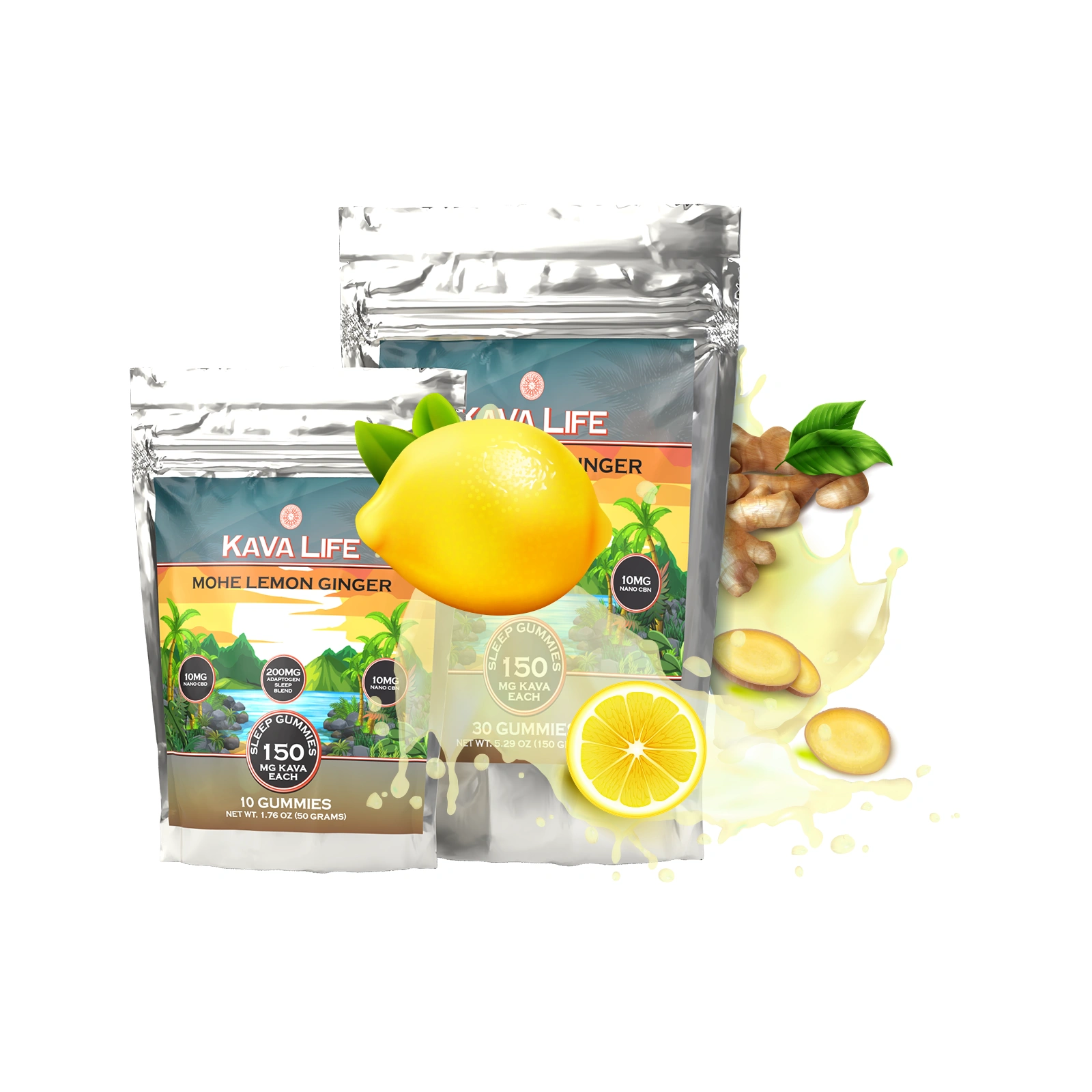 Kava Mohe Gummies - Lemon Ginger