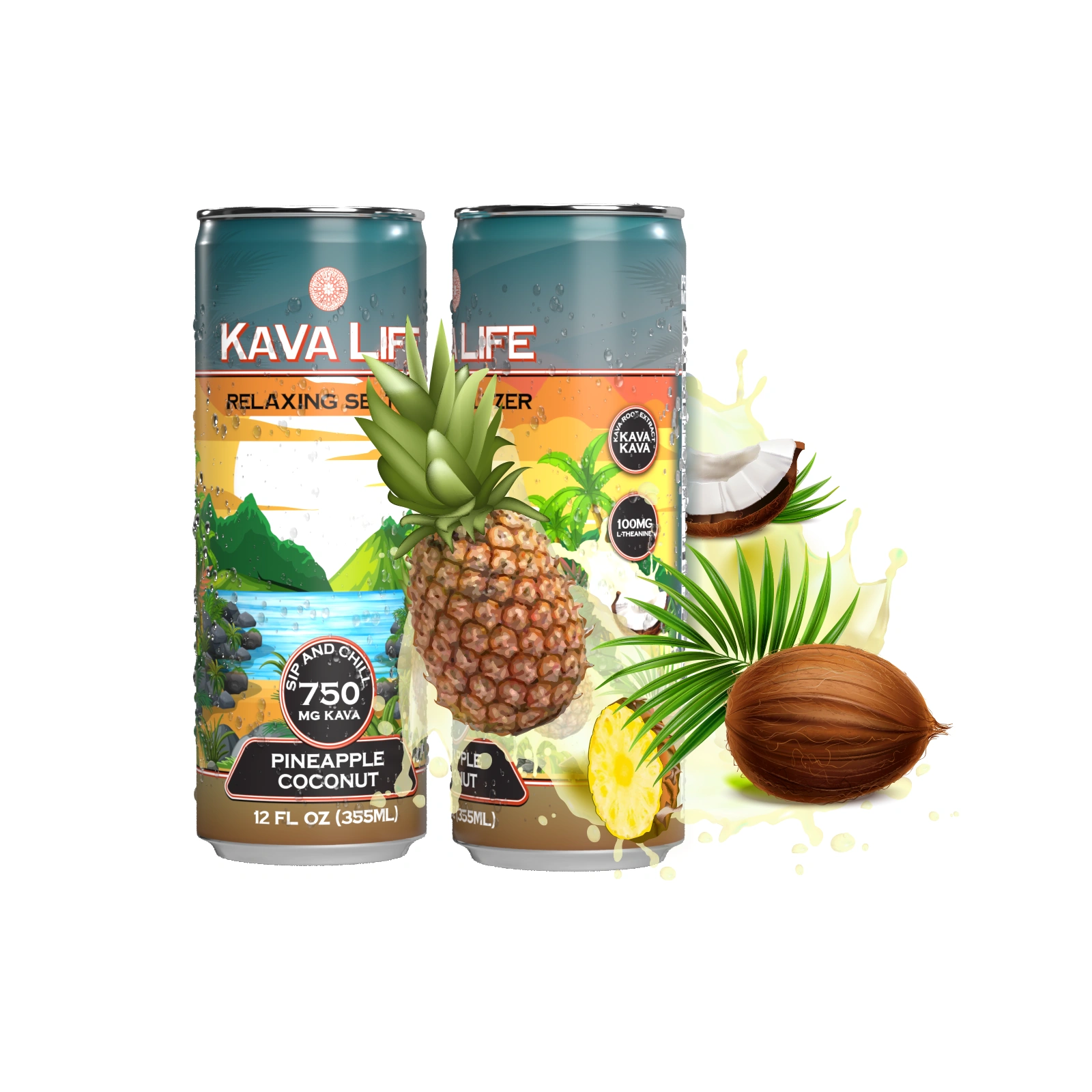 Kava Seltzer - Pineapple Coconut